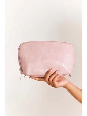 BEIS The Pink Cosmetic Travel Makeup Pouch